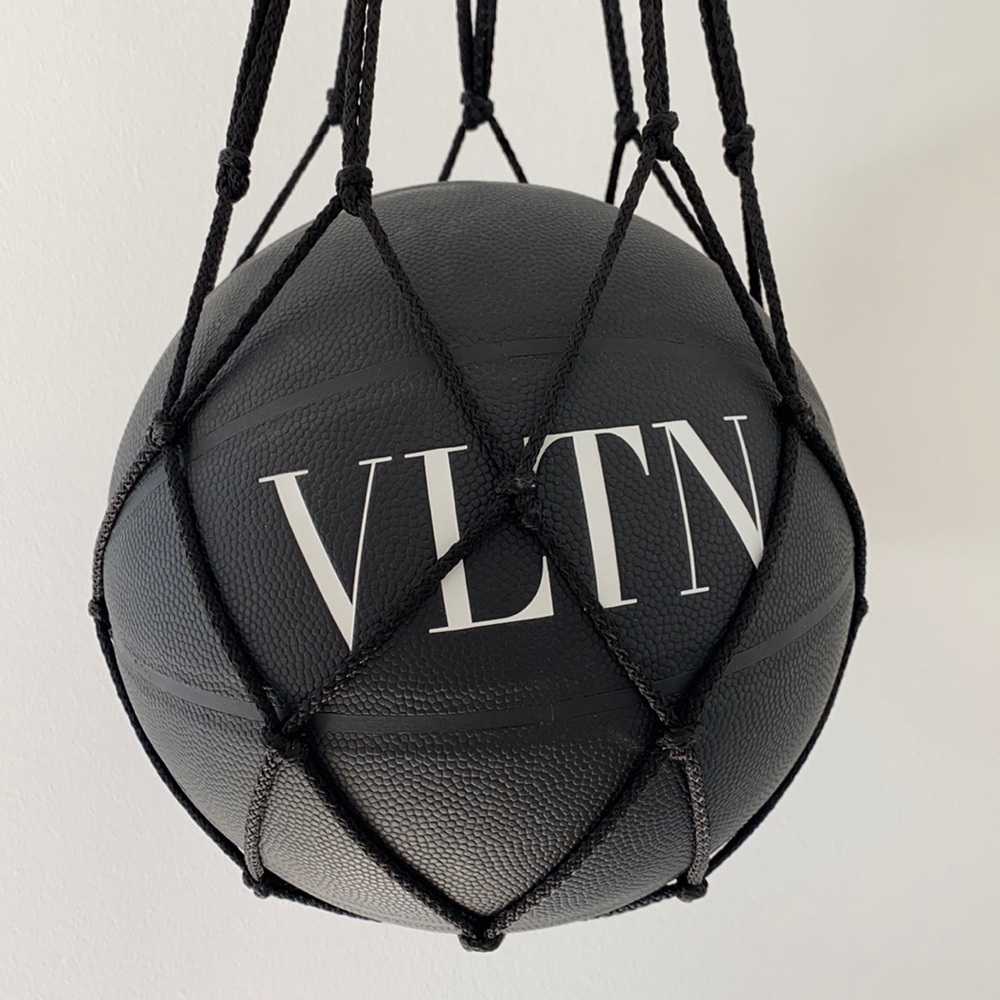 Genuine collectible VLTN Valentino basketball by Spaulding.